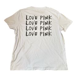 Victoria Secret Pink Shirt Light purple short sleeve  Size XXL