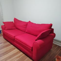 Red Loveseat 