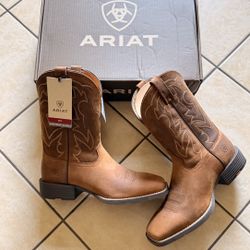 Ariat Sport Outdoor Cowboy Boot Distressed Brown