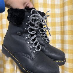 Doc Martens faux fur lined winter boots