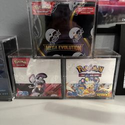 Pokemon TCG Scarlet & Violet + Mega Evolution Booster Boxes