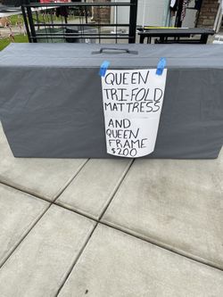 Queen Tri Fold Mattress