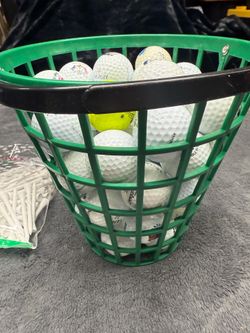 Bucket of Collectable Golf Balls, Golf Ball Bucket and 100 New Tees!