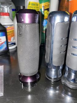 Blaskish Purple Hand Grips Atreet Bob