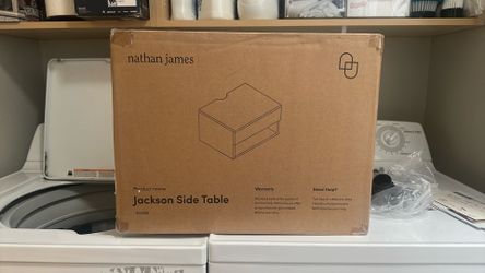 New Nathan James Jackson Aide Table- white