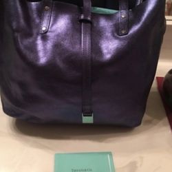 Large Tiffany Blue Bag W Signature 