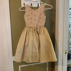 Beautiful Sz 4 T Little Girls Dress & Sz 10 New Dress Shoes