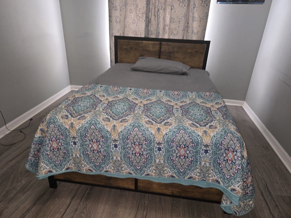 Full Size Mattress And Bed Frame Must Go Today
