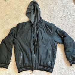 Black man’s warm hooded jacket XL