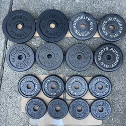 Assorted Standard Weight Plates 