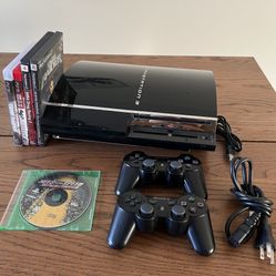 Sony Playstation 3 PS3 Backwards Compatible 80GB Console Bundle