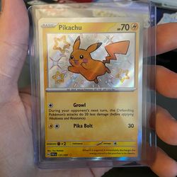 Pokémon Shiny Rare Pikachu #131 Paldean Fates