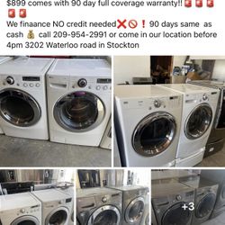 Washer And Dryer Sets $599-$899