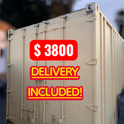 20FT SHIPPING CONTAINER – DELIVERY INCLUDED – $3,800 🚛