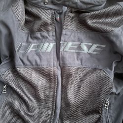 Dainese Motorcycle Padded Jacket Professional Size 58 Bike Armed Jacket