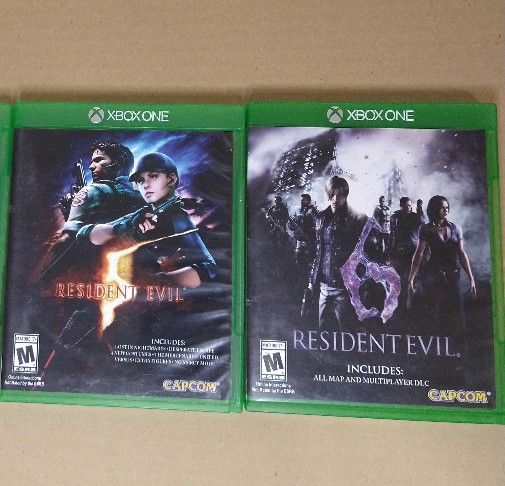 Resident Evil 5 & 6 RE Biohazard Xbox One
