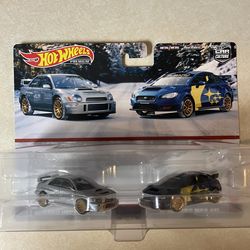 Hot Wheels Premium 2 Pack Subaru Impreza WRX / '16 Subaru WRX STI HKF60 Japan