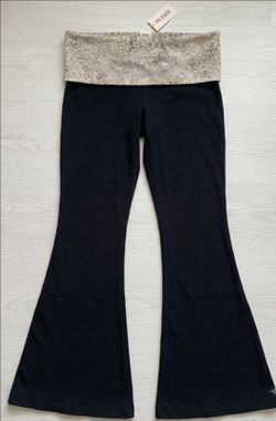 From Pink  y2k cheetah fold over flair leggings size small