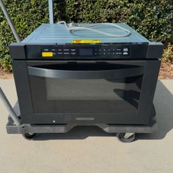 Cosmo 24” Microwave Drawer Black 