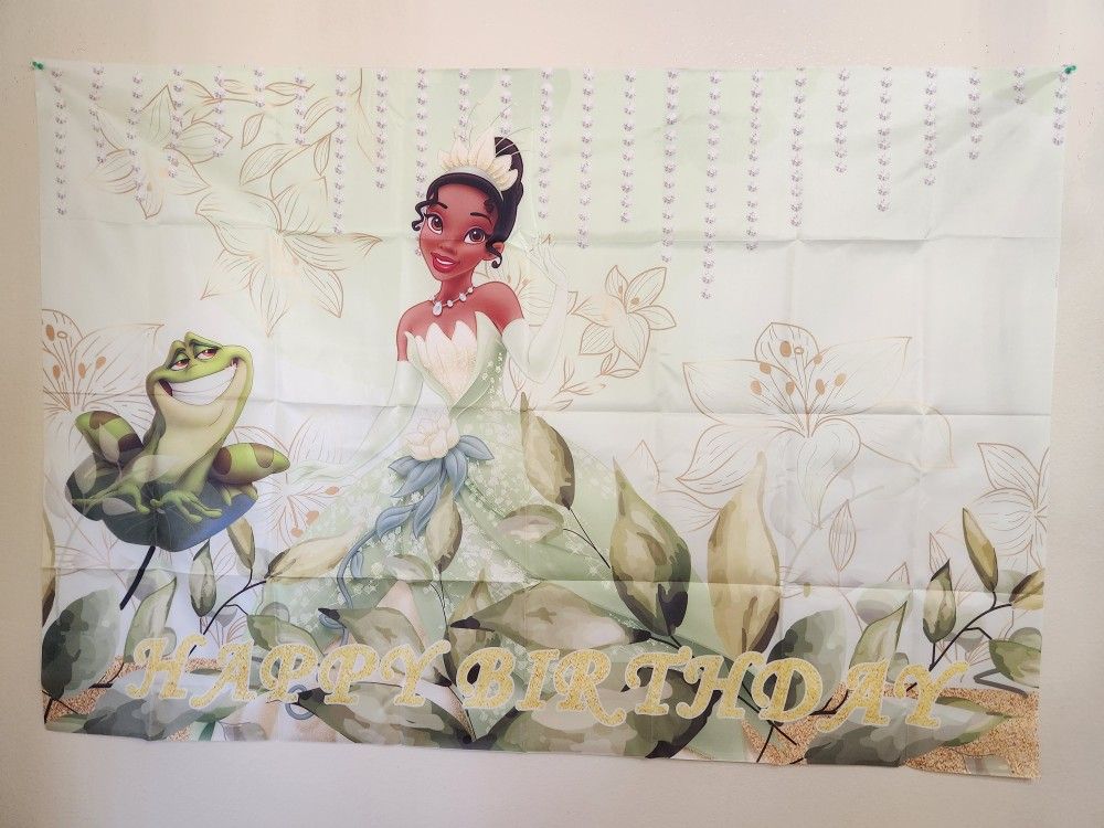 Princess and the frog 🐸 Tiana birthday theme $15

