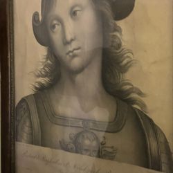 Self Portrait Of Rafael In The Garb Of Arch Angel Micheal 