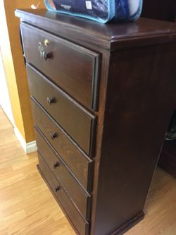 Dresser with lock