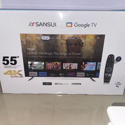 4K 55’ SMART TV SANSUI BRAND NEW 