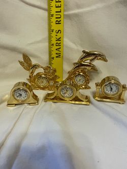 Vintage Mini Quartz Clocks