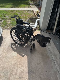 ProBasics Folding Wheelchair with Elevating Leg Rests