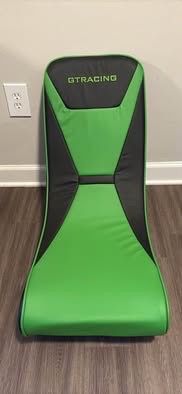 GTRACING Faux Leather Floor Rocker Video Gaming Chair
