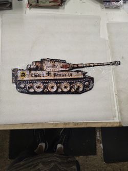 German Tiger Tank WWII Military Steel Metal Sign 
