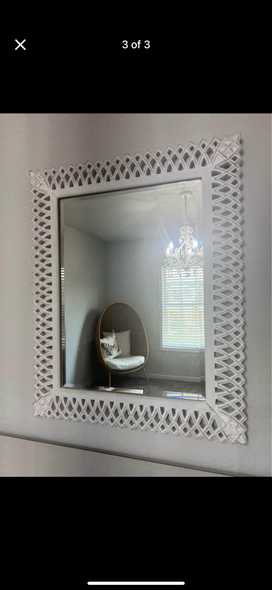 Preppy Lattice Mirror