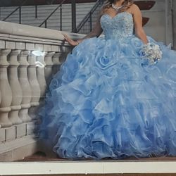 Quince dress Sky blue 