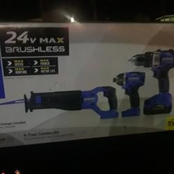 Kobalt Drill And Sawzall Set