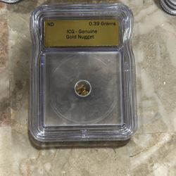 0.39 Gram Gold Nugget