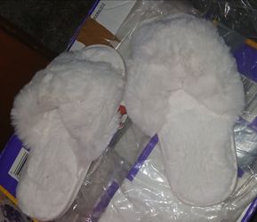 White slippers
