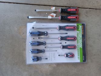 Pittsburgh 10 pc screwdriver set
