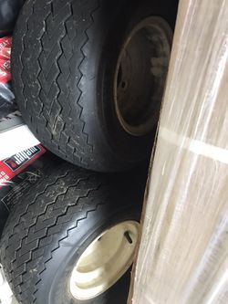 Golf cart Tires and wheels set of 4
