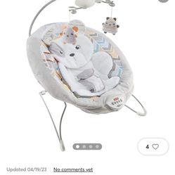 Baby bouncer and swing