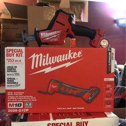 Milwaukee Multi Tool & Hackzall Kit 