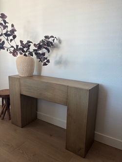 Modern Wood Console Table