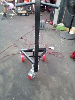 Heavy Duty Steel Cart with Caster Wheels