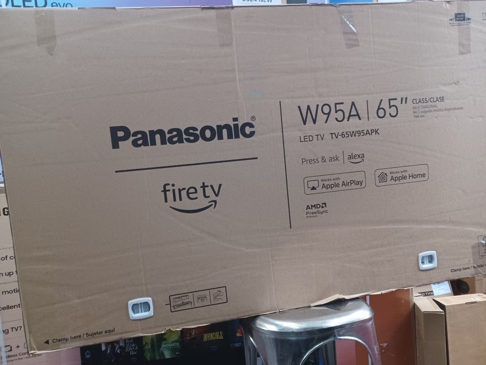 65" Screen Mini Led Smart 4k By Panasonic Fire Tv 📺.  Brand New SEALED.  We Offer FINANCING 
