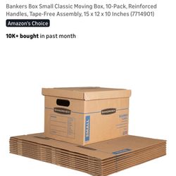 Brand New Bankers Boxes 10ct