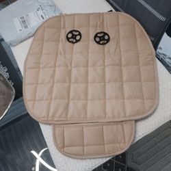 BEIGE CAR SEAT CUSHION- NEW