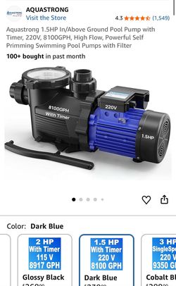 Pool motor