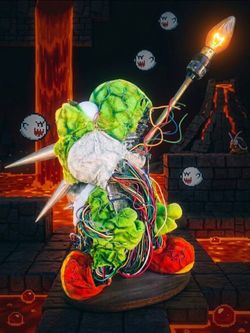 Super Mario Will never ride this Yoshi  lamp