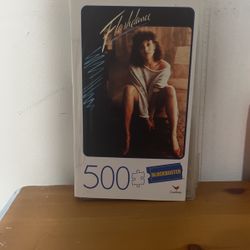 New Flashdance Retro Blockbuster VHS Video Case 500-Piece Puzzle