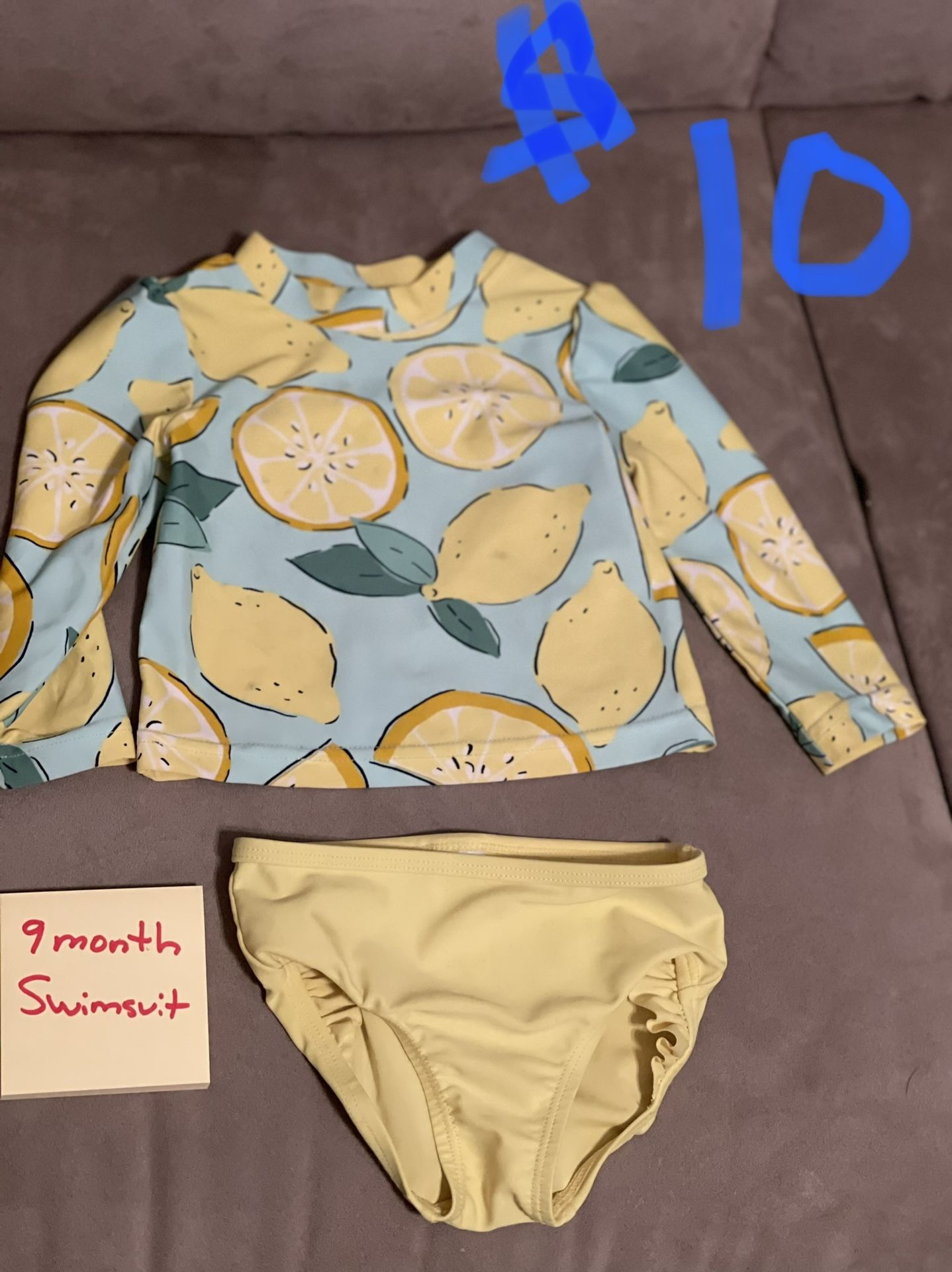 9 Month Infant Girl Swimsuits - Selling Altogether or Individually- SPF Protected - Prices on Pic