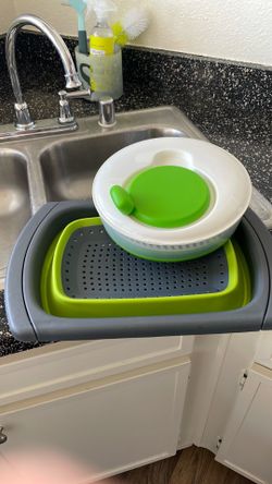 Collapsible Salad Spinner & Strainer